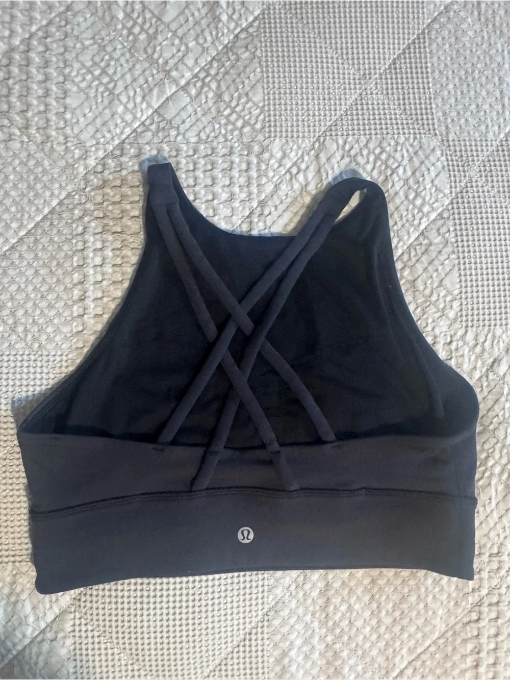 lululemon athletica Black High-Neck Sports Tank